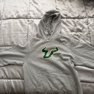 USF Bulls Gray Hoodie – Port & Company – M